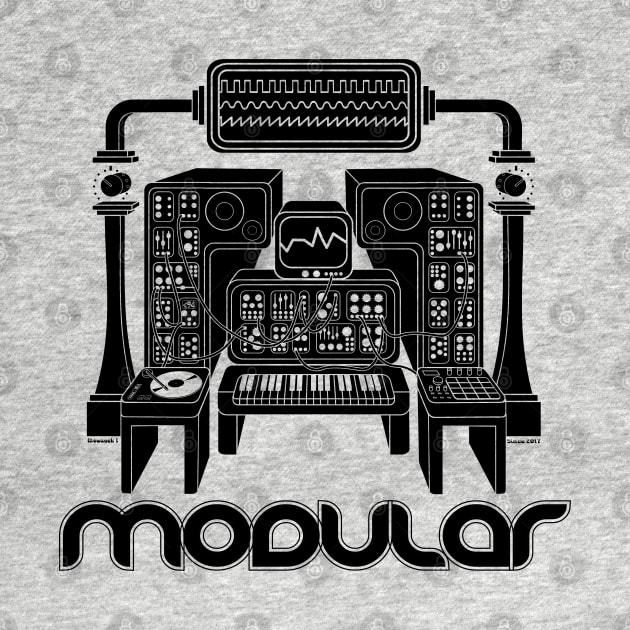 Modular Synthesizer Musician by Mewzeek_T